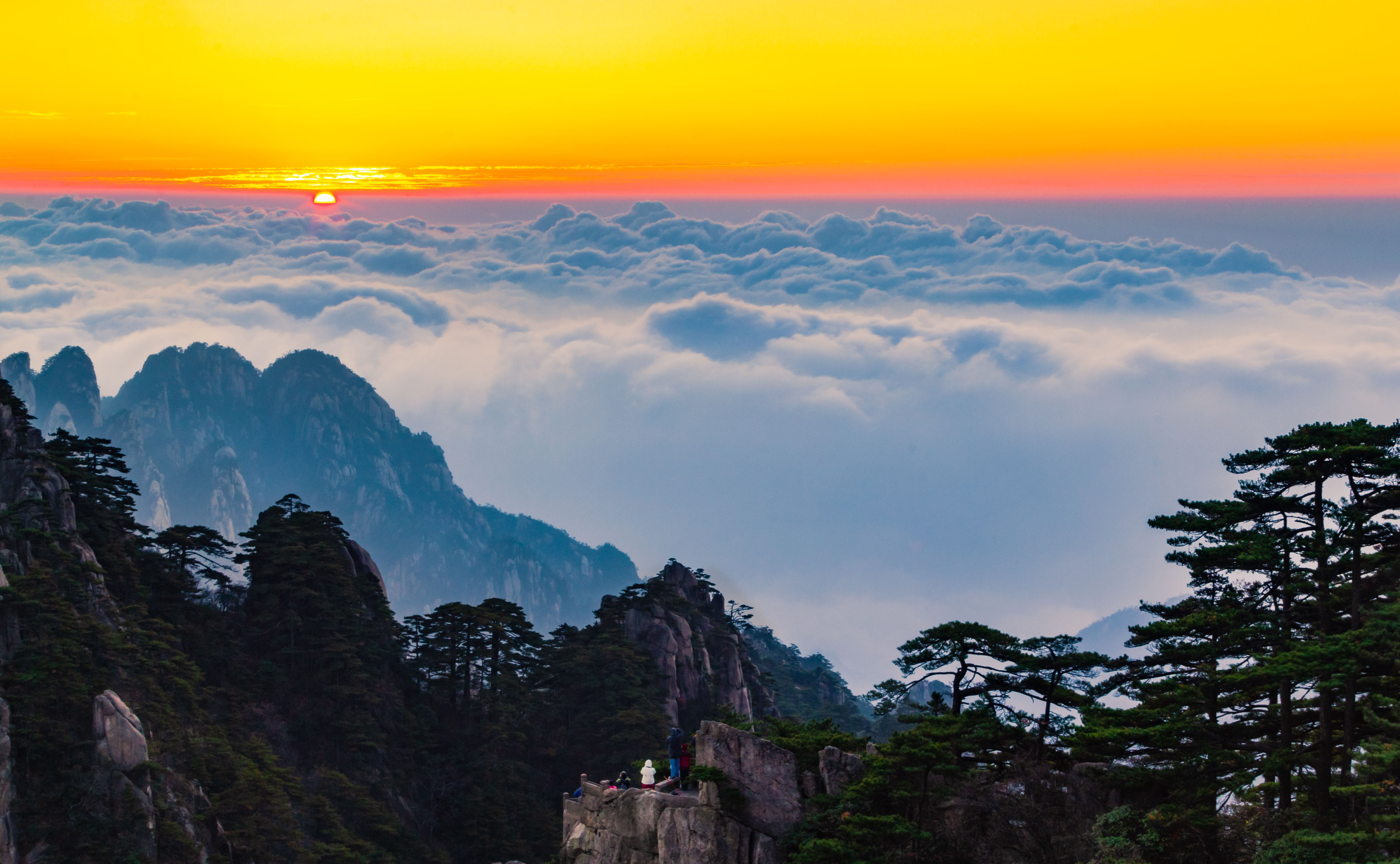 黃山風景美如畫