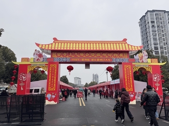 逛非遺廟會 享別樣年味  巖寺“上九”廟會火熱開市